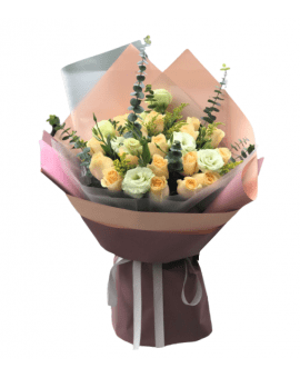 20 Champagne Roses