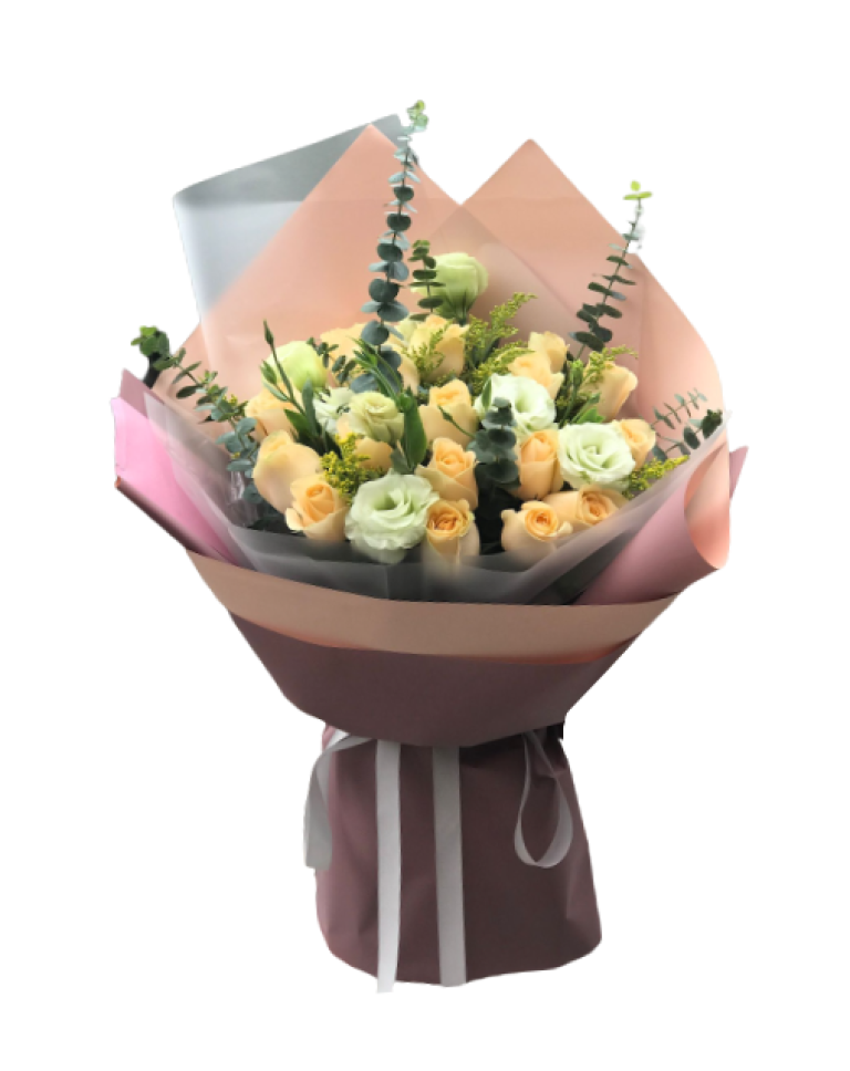 20 Champagne Roses