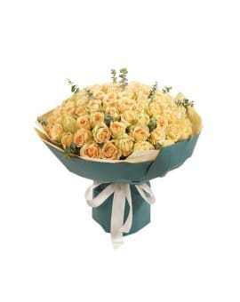 99  Champagne Roses