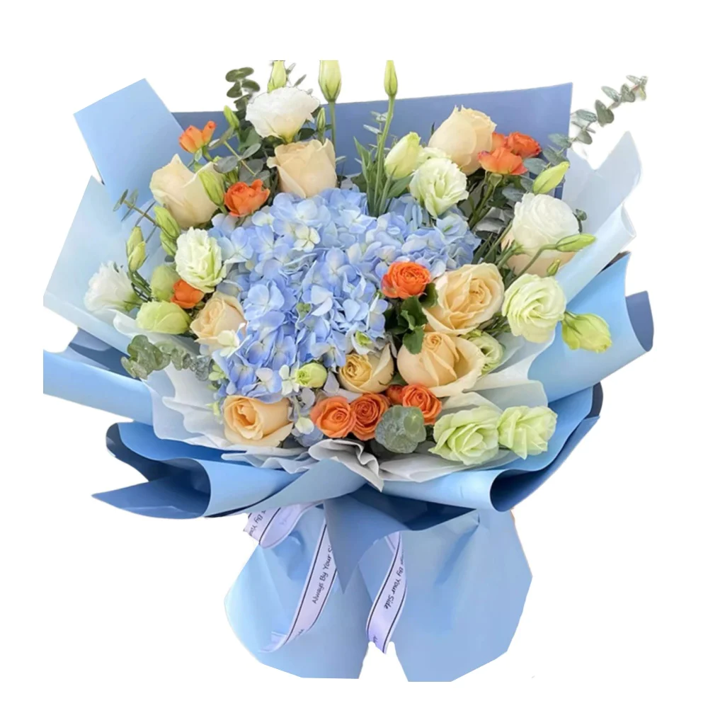 Sky Blue Harmony mixed roses product photo