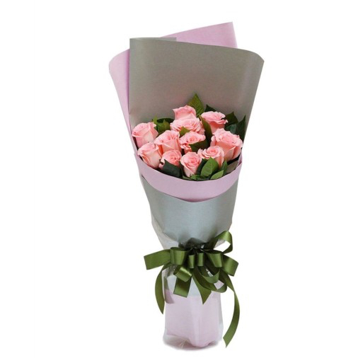11 Pink Roses