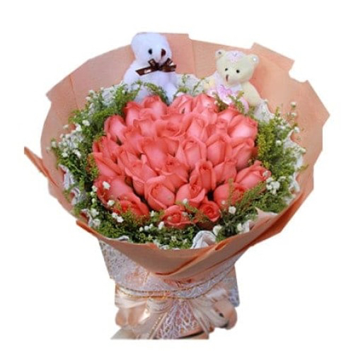 33 Pink Roses