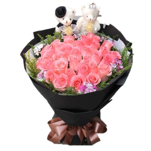 33 Pink Roses