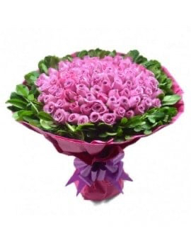 99 Purple Roses