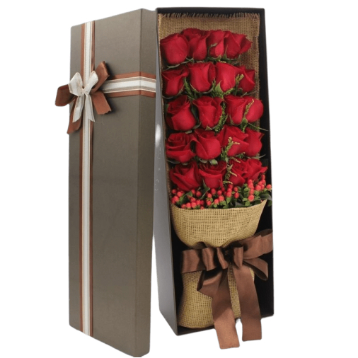 20 Red Roses in Luxury Box