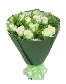 11 White Roses